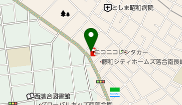ニコニコレンタカー 豊島南長崎店の地図画像