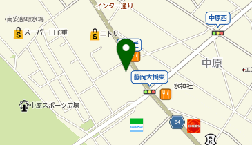 ニコニコレンタカー 静岡緑が丘町店の地図画像