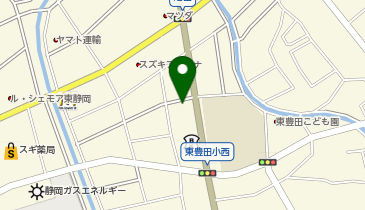 ニコニコレンタカー 東静岡池田店の地図画像