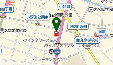 ニコニコレンタカー 久留米六ッ門店の地図画像