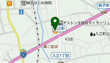 ニコニコレンタカー 横浜入江町店の地図画像