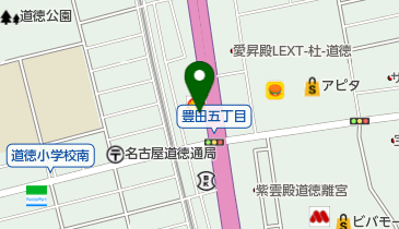 ニコニコレンタカー 名古屋豊田店の地図画像