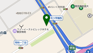 ニコニコレンタカー 江東有明店の地図画像