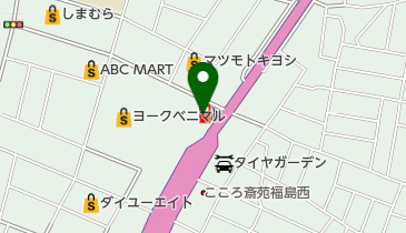 ニコニコレンタカー 福島八島田店の地図画像
