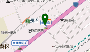 ニコニコレンタカー 東静岡駅北口店の地図画像