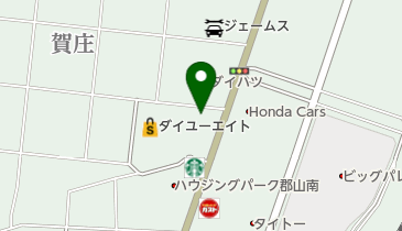 ニコニコレンタカー 郡山川向店の地図画像