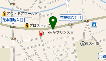 ニコニコレンタカー YH東大和店の地図画像