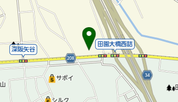 ニコニコレンタカー YH堺深阪店の地図画像