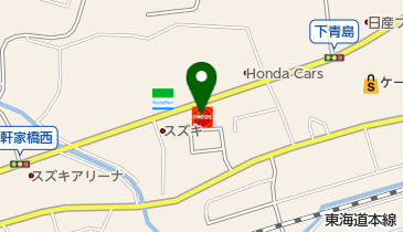 ニコニコレンタカー 藤枝上青島店の地図画像