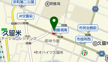 ニコニコレンタカー 久留米駅前店の地図画像
