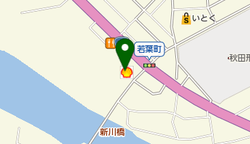 ニコニコレンタカー 秋田川尻店の地図画像