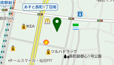 ニコニコレンタカー 仙台あすと長町店の地図画像