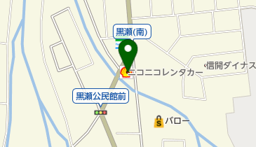 ニコニコレンタカー 富山空港通り店の地図画像