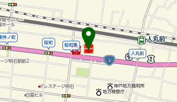ニコニコレンタカー 明石天文町店の地図画像