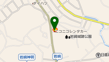 ニコニコレンタカー 日進岩崎城店の地図画像