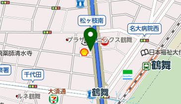 ニコニコレンタカー 名古屋鶴舞店の地図画像