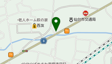 ニコニコレンタカー 仙台燕沢店の地図画像