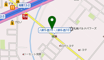 ニコニコレンタカー 札幌八軒6条店の地図画像