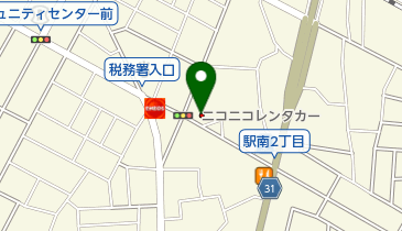 ニコニコレンタカー 本庄駅南店の地図画像