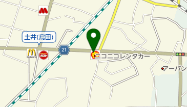 ニコニコレンタカー 福岡土井店の地図画像