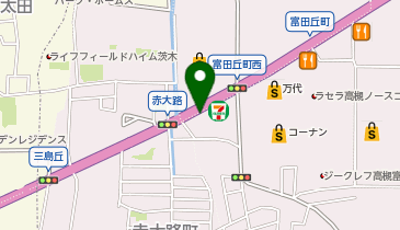 ニコニコレンタカー 高槻赤大路店の地図画像