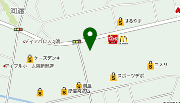 ニコニコレンタカー イエローハット新潟河渡店の地図画像