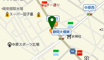 ニコニコレンタカー 静岡緑が丘町店の地図画像