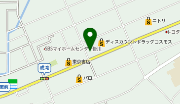 ニコニコレンタカー 掛川成滝店の地図画像