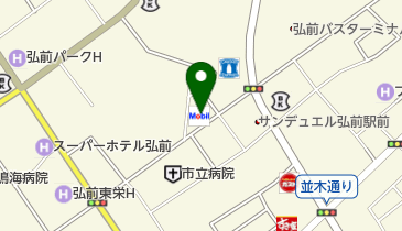 ニコニコレンタカー 弘前駅前店の地図画像