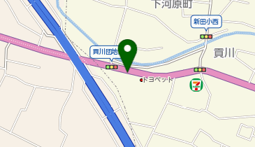 ニコニコレンタカー 甲府貢川店の地図画像