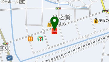 ニコニコレンタカー 磐田鳥之瀬店の地図画像