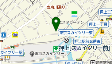 ニコニコレンタカー 押上(スカイツリー前)駅店の地図画像