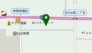 ニコニコレンタカー 仙台日の出店の地図画像