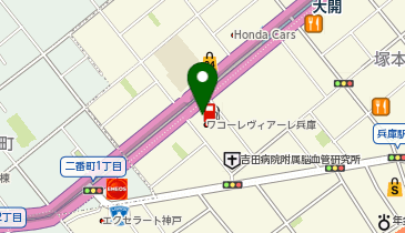 ニコニコレンタカー 神戸大開通店の地図画像