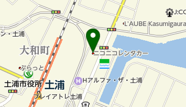 ニコニコレンタカー 土浦駅東口店の地図画像