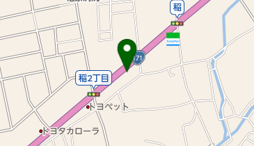 ニコニコレンタカー 箕面稲店の地図画像