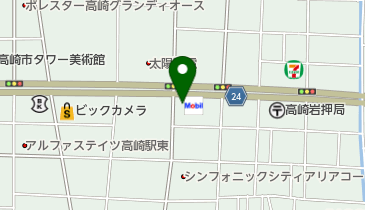 ニコニコレンタカー 高崎岩押町店の地図画像