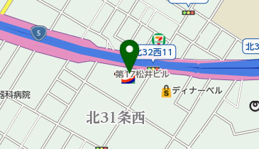 ニコニコレンタカー 札幌北32条店の地図画像