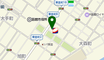 ニコニコレンタカー 函館東雲町店の地図画像