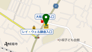 ニコニコレンタカー 大船店の地図画像