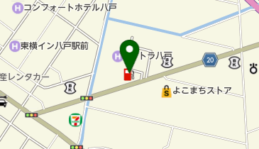 ニコニコレンタカー 八戸駅東口店の地図画像
