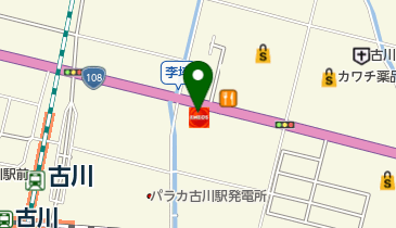 ニコニコレンタカー 古川駅東店の地図画像