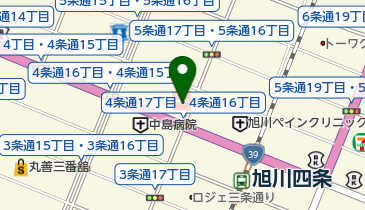 ニコニコレンタカー 旭川4条店の地図画像