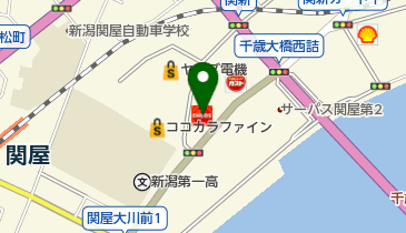 ニコニコレンタカー 新潟関新店の地図画像