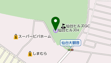 ニコニコレンタカー 仙台大観音店の地図画像