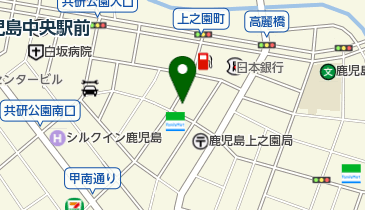 ニコニコレンタカー 鹿児島上之園店の地図画像