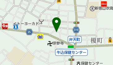 ニコニコレンタカー 新宿弁天町店の地図画像