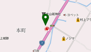 ニコニコレンタカー 村上本町店の地図画像