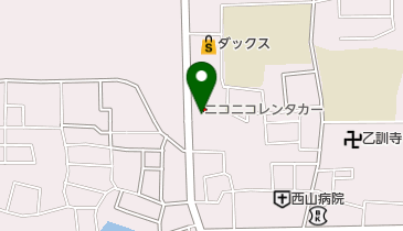 ニコニコレンタカー 長岡京今里店の地図画像