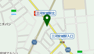 ニコニコレンタカー YH三河安城店の地図画像